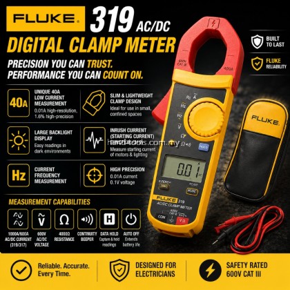 Fluke 319 AC/DC Clamp Meters